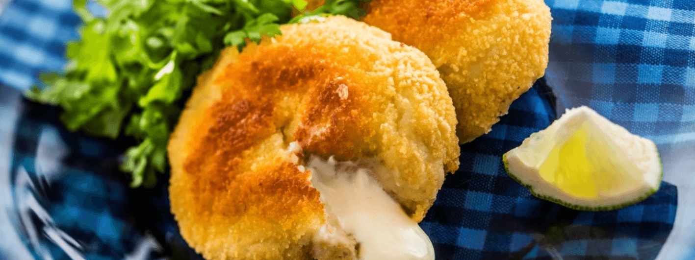 Kroketten met Maredsous® Emmental Grand Cru en Maredsous® Traditie