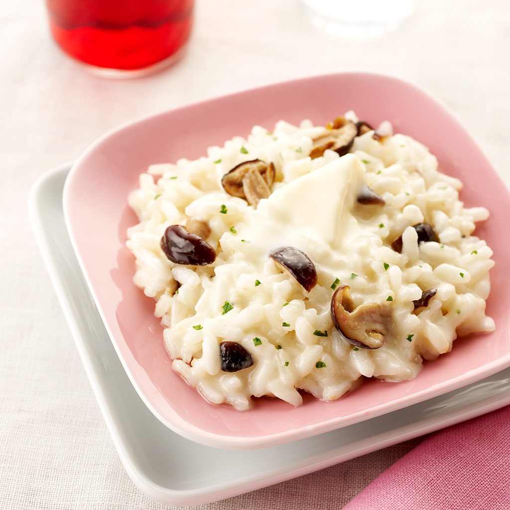 Risotto aux champignons et au Maredsous® Crème de Fagotin